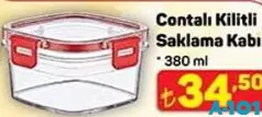 CONTALI KİLİTLİ SAKLAMA KABI 380 ML